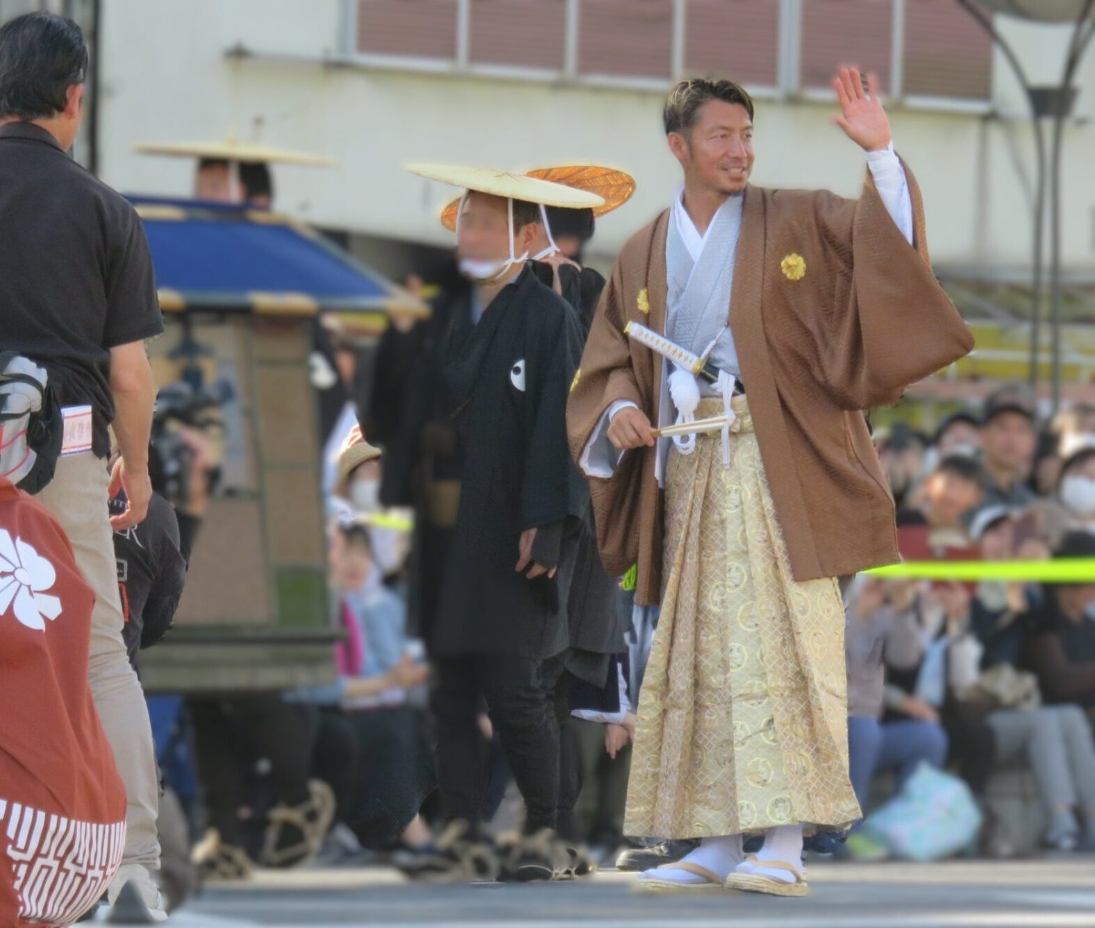 鳥谷敬さんが姫路大名行列に参加されたイメージ目的
