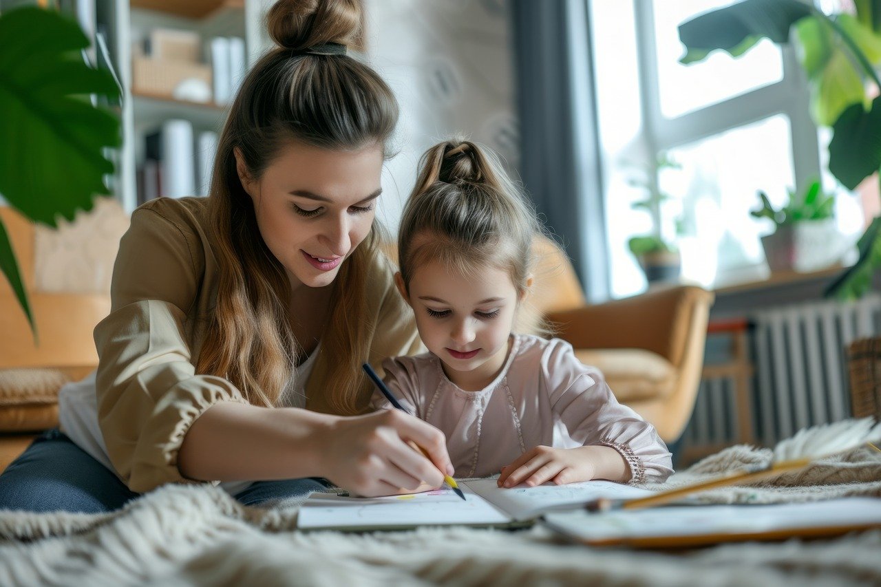 子供の成長を見守り、何か学ばせようとするイメージ目的